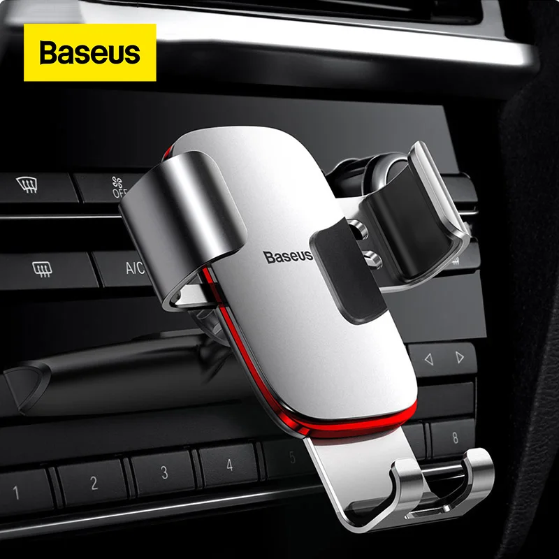 Baseus حامل هاتف ذكي للسيارة, لهواتف سامسونج آيفون ، مع مخرج للهواء وأقراص التشغيل|Phone Holders & Stands| – AliExpress