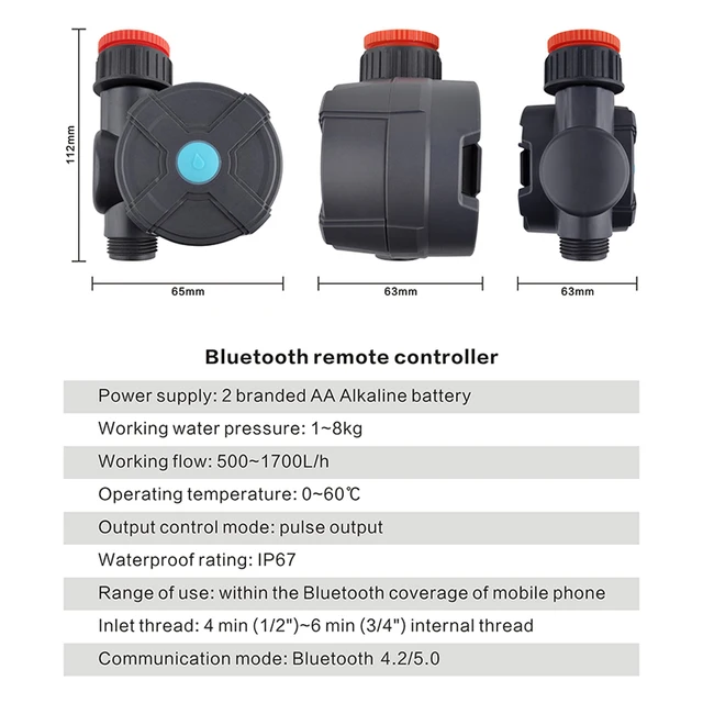 Eső Seer Smart Life Új Bluetooth Garden Otthoni Öntözési Öntözés Időzítő Wifi Víz Mobiltelefon Távirányító - Image 4