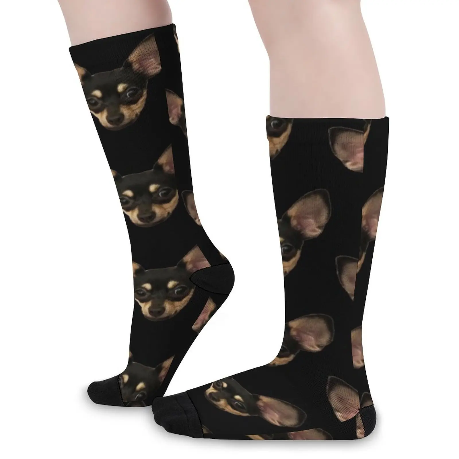 Piper the Chihuahua Face Socks ankle socks funny socks for Women happy socks men