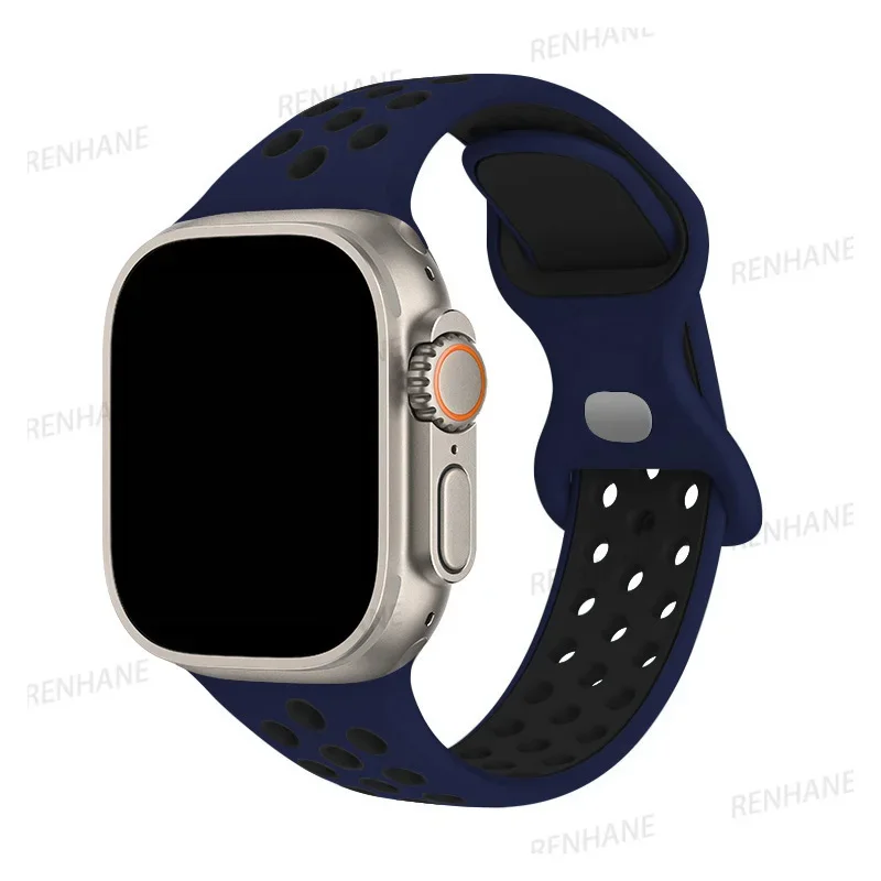 Breathable Silicone Watch Strap Bracelet - Universal Fit