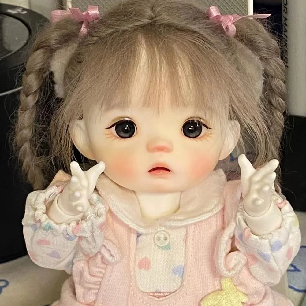 GaoshunBJD1/6 Dada Qbaby eye opeing of good quality resin body toy didi doll for girls boys birthday DIY present
