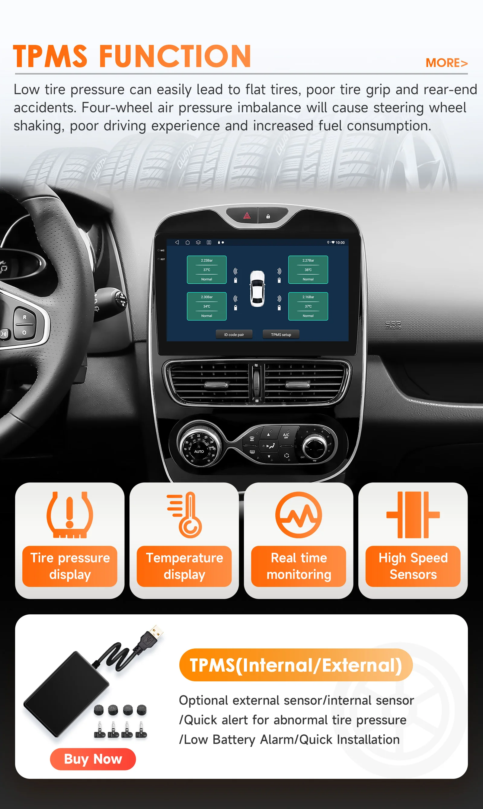Hizpo Autoradiosysteme Touchscreen für Renault Clio 4 2012-2019 Kabelloses Carplay Android Auto Stereo GPS Navi FM RDS SWC DSP – Detail 38