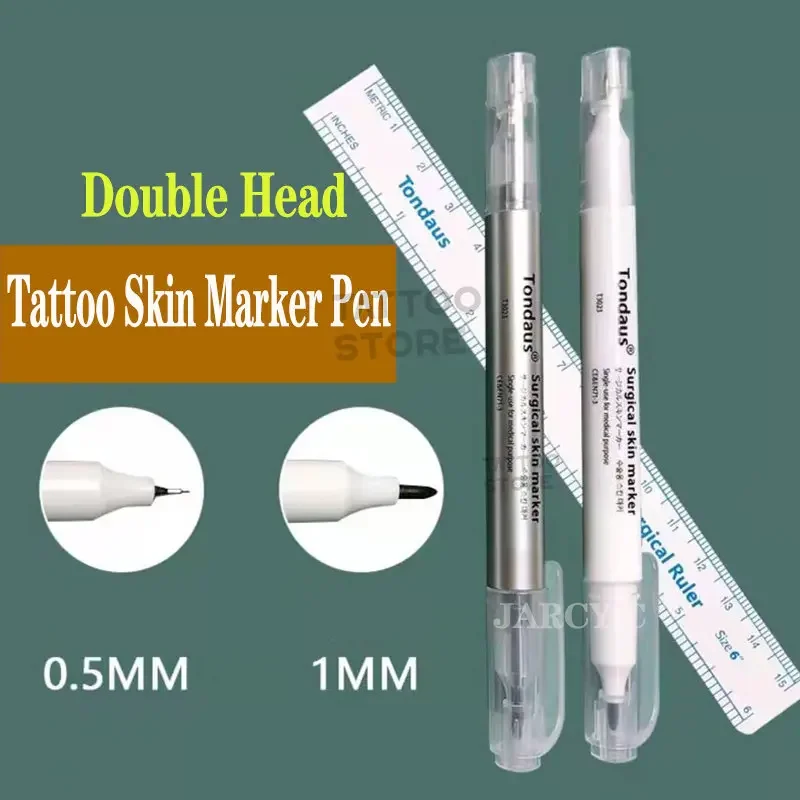 

Microblading Skin Marker Positioning Pen Surgical Eyebrow Tattoo Skin Marker Pen Permanent Tattoo Accessories for Eyebrow Lip