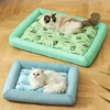 MADDEN  Summer Cooling Pet Cat Bed Cushion Ice Pad Dog Sleeping Square Mat for Puppy Dogs Cats Pet Kennel Top Quality Cool Cold 2