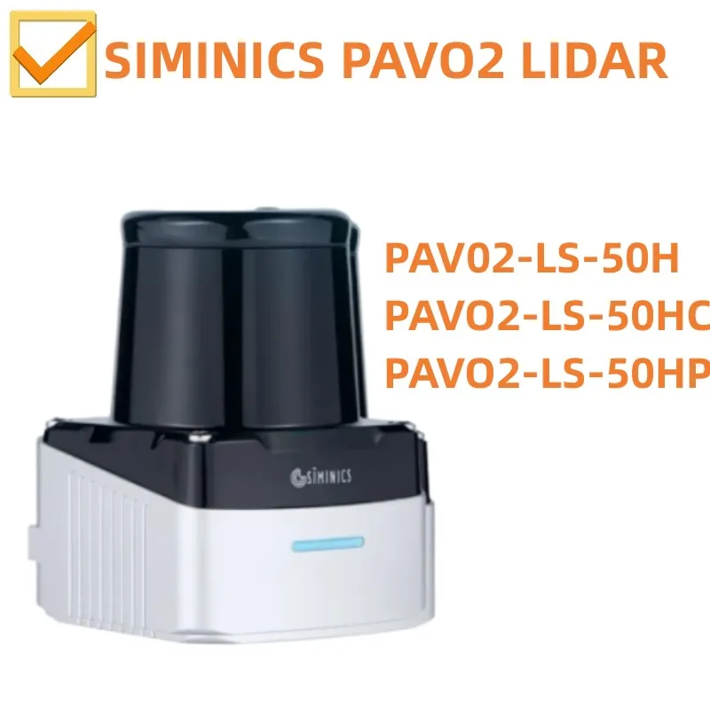 Фото Уличный LiDAR-датчик SIMINICS PAVO2 100 Гц 50 м TOF для навигации роботов и обхода препятствий, интеллектуальная транспортировка №1