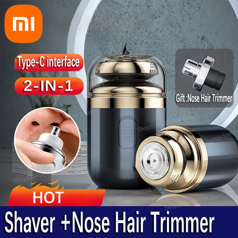 Xiaomi Electric Shaver Nose Hair Trimmer 2-in-1 Rechargeable Men's electric shaver