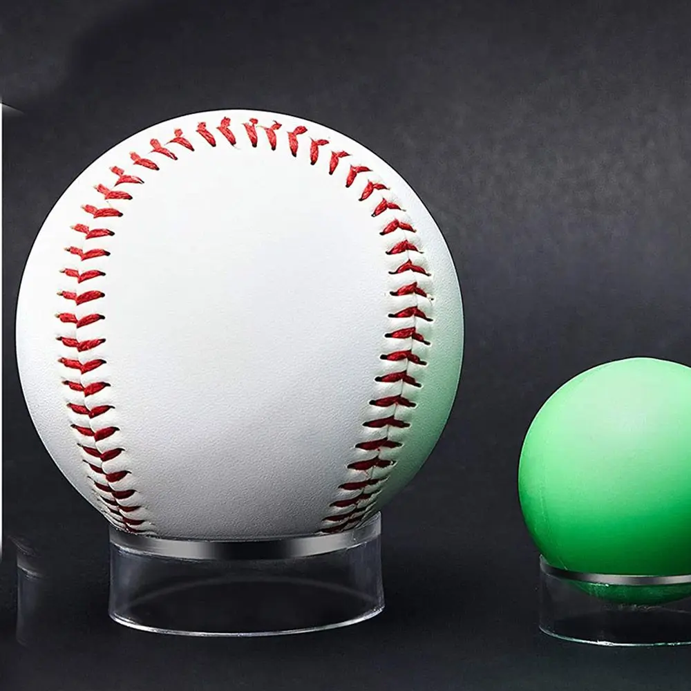 Acrylic Display Stand Clear Ring Baseball Stands Plastic Round Display