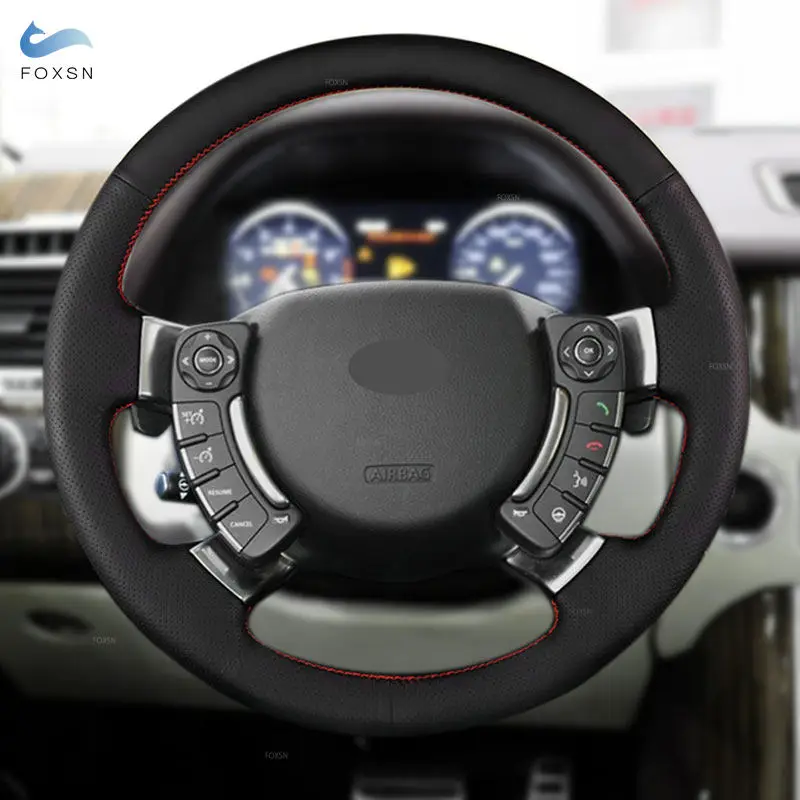 

Braid On Steering Wheel For Land Rover Range Rover 2003 2004 2005 2006 2007 2008 2009 2010 2011 2012 Car Steering Wheel Cover
