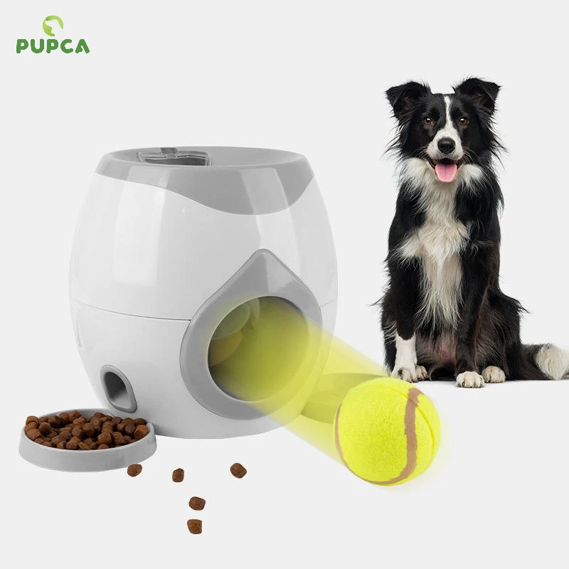 

Игрушки для собак 2 в 1, теннисная пусковая установка, автоматическая метательная машина, устройство для бросания мячей для домашних животных, Интерактивная фотография животных для всех размеров собак