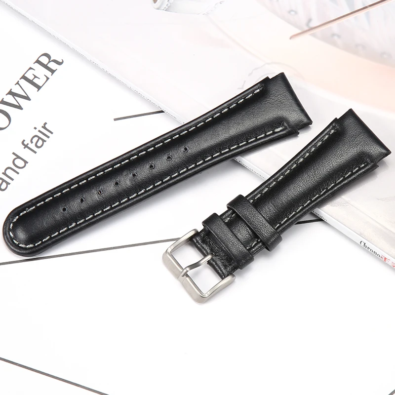 22mm Leather Watch band Suitable for Suunto X-Lander Military Watch Wrist Band Men's xlander Black Watch Accessories