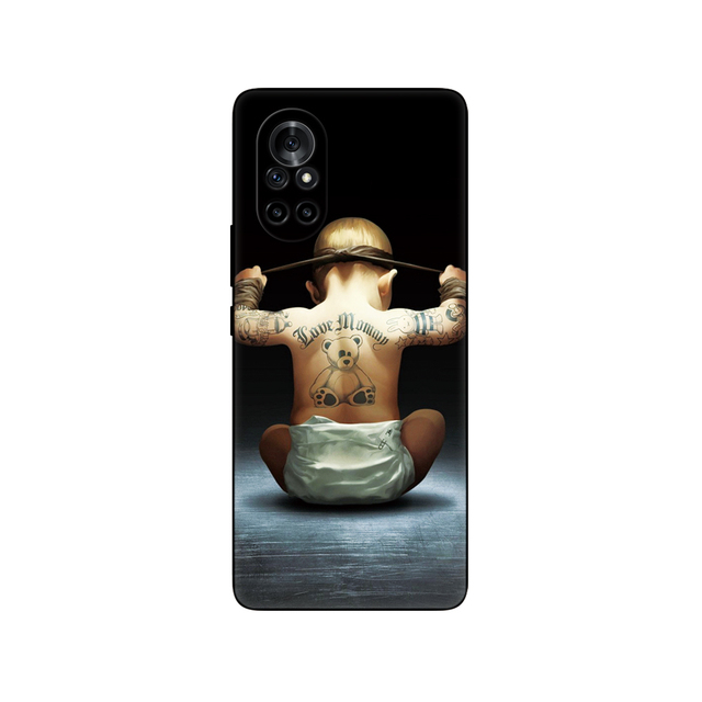 Huawei Nova 8 Case Nova8 5G 4G Back Cover For Huawei Nova 8 5G Phone Cases Soft Silicone TPU Fundas 6.57 inch black tpu case