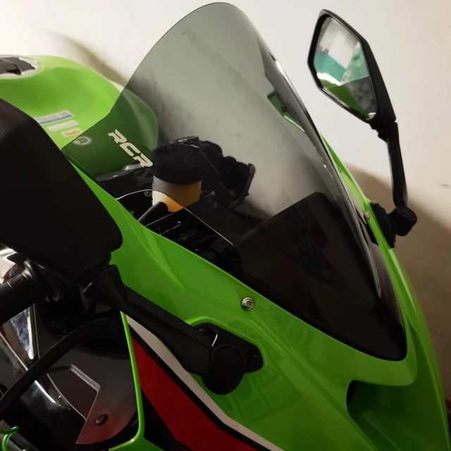 2024 Zx6r Race Windscreen 18-21 ZX6R Dark Smoke PUIG Double Bubble