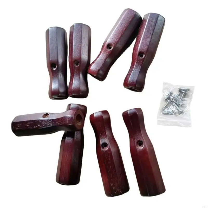 652F 8Pcs Table Football Handle Table Soccer Replacement Handle Foosball Grip Football Game Rod Nonslip Designs