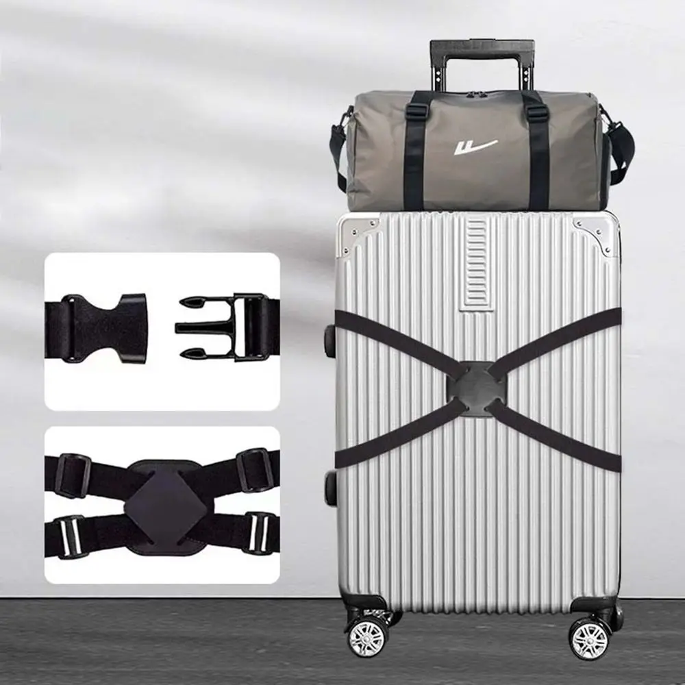 Cross Strap Luggage Buckle Strap Seat Belt Packing Tape Baggage Belts Travel Accessory Outdoor Camping