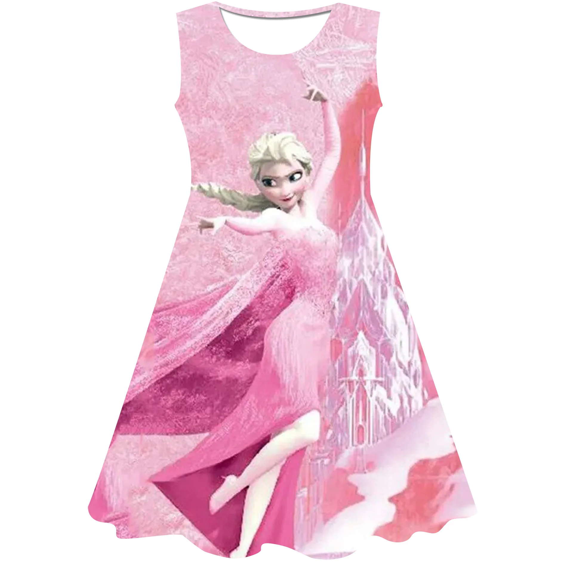 

Frozen Girls Dress Elsa 2 Cosplay Costume Kids Fancy Children Gowns Princess Vestidos Infantil Snow Queen Disney