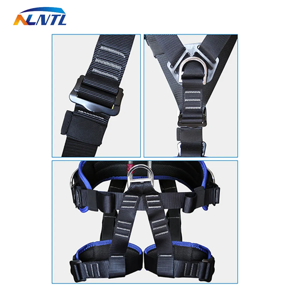 Five Point Work Safety Belt safety harnesses CE High-altitude Full Body Harness Rock Climbing Training Rescue Electrician Construction Equipment