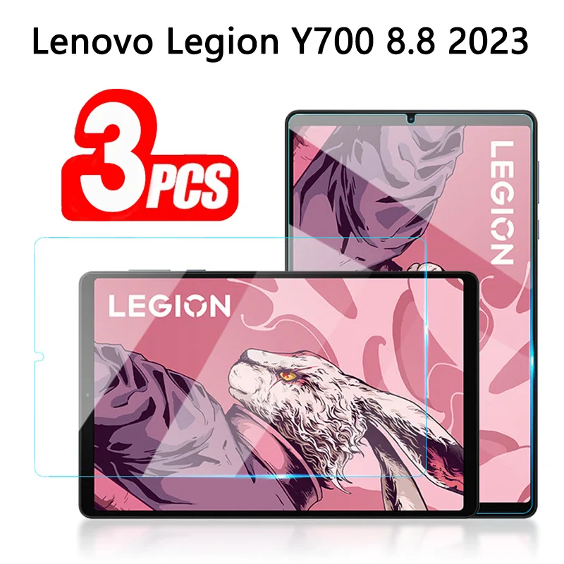 

(3 Packs) Tempered Glass For Lenovo Legion Y700 8.8 2022 2023 2nd Gen TB-320FU TB-9707F TB-9707N Tablet Screen Protector Film