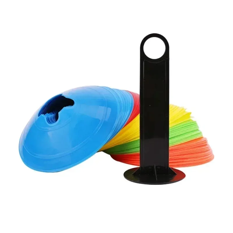 10pcs Football Training Sports Saucer Cones Marker Discs Soccer Disc Cones Agility Exercise Obstacles Avoiding Sport Accessories