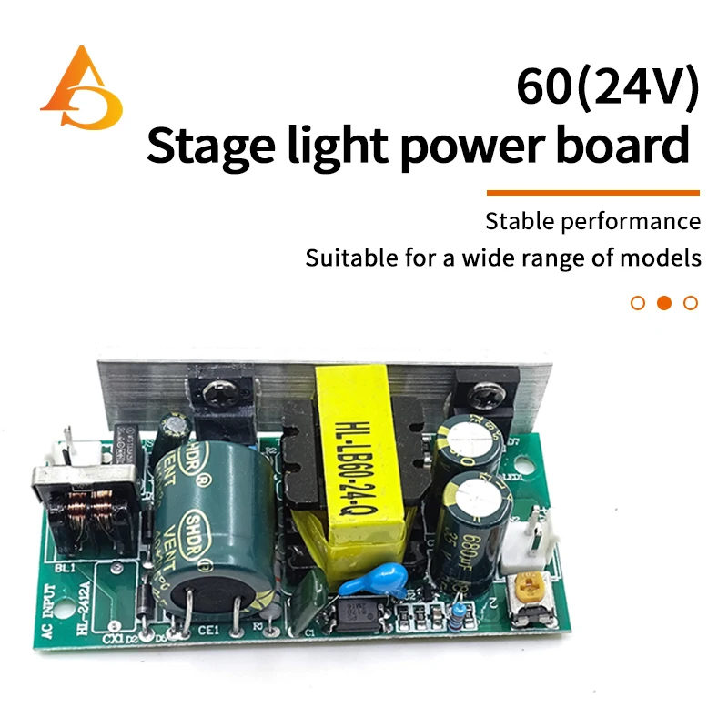 Power Supply 24v Output 60w 110v/220v Inout 18x3w 7x12w Led Par Lights Stage Light Repair Parts