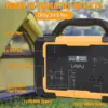 1000W Portable Power Station0 1075Wh Backup Lithium Battery 120V/1000W AC Outlet, Solar Generator for Home RV Outdoor 4