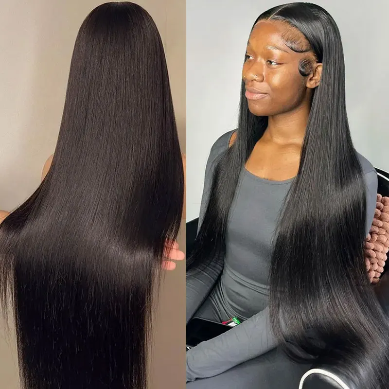 Bone Straight Human Hair Wig 13x4 Lace Frontal Wig 30inch Brazilian 13x6 Hd Lace Frontal Wig Straight Lace Front Wigs Human Hair 30inch cheap lace front human hair wigs body wave lace front wig body wave human hair wig 13x4 lace frontal wigs for black women