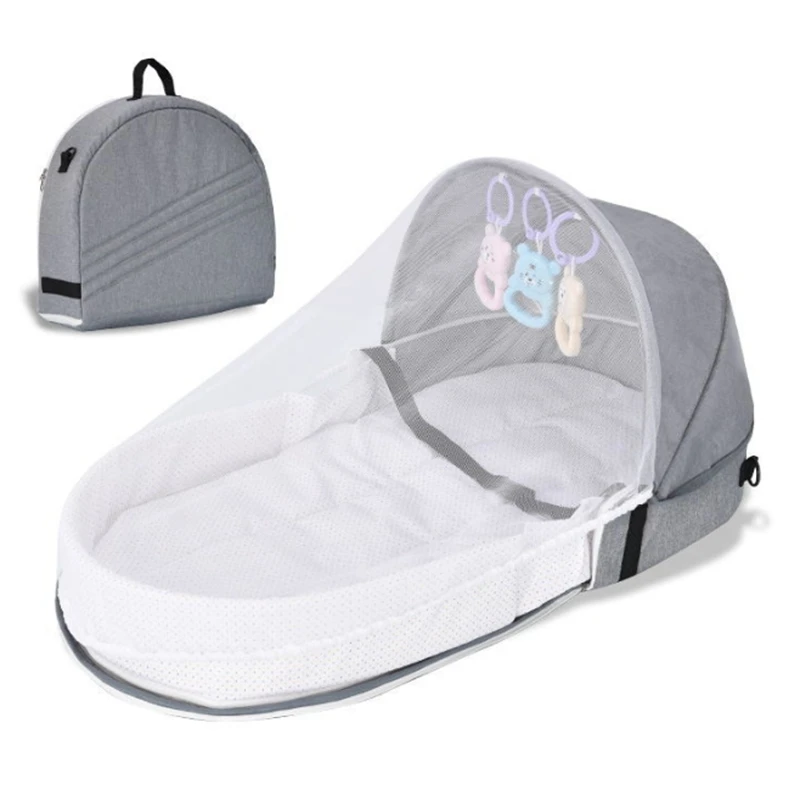 

Portable Travel Baby Nest Multi-function Baby Bed Crib With Mosquito Net Foldable Babynest Bassinet Infant Sleep Baby Cot Bed