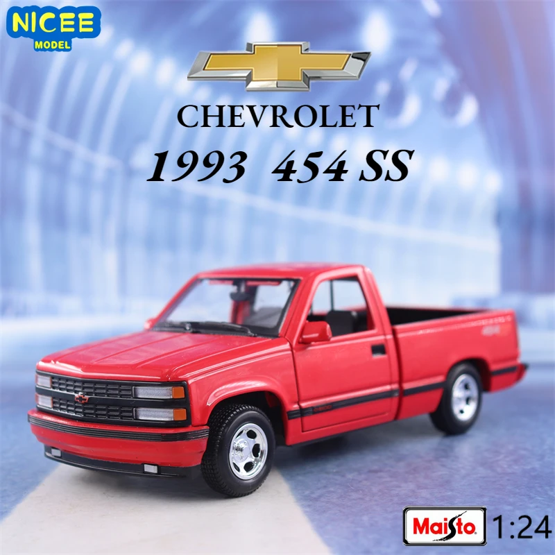Maisto 1:24 1993 Chevrolet 454 SS Pick-up High Simulation Diecast Car Metal Alloy Model Car kids toys collection gifts B320