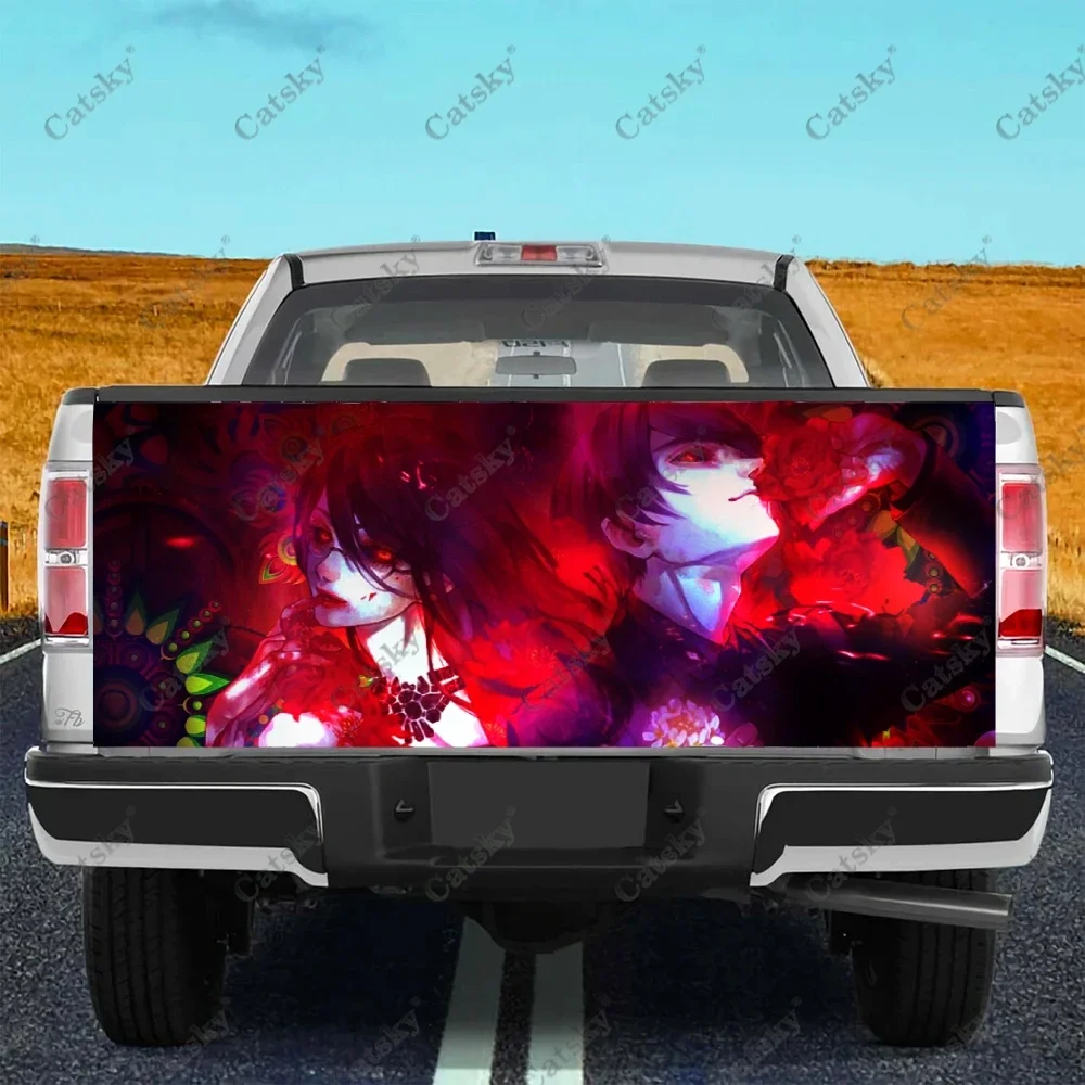 

Anime Tokyo Ghoul Truck Decals Truck Tailgate Decal Sticker Wrap , Bumper Stickers Graphics for Car Trucks SUV