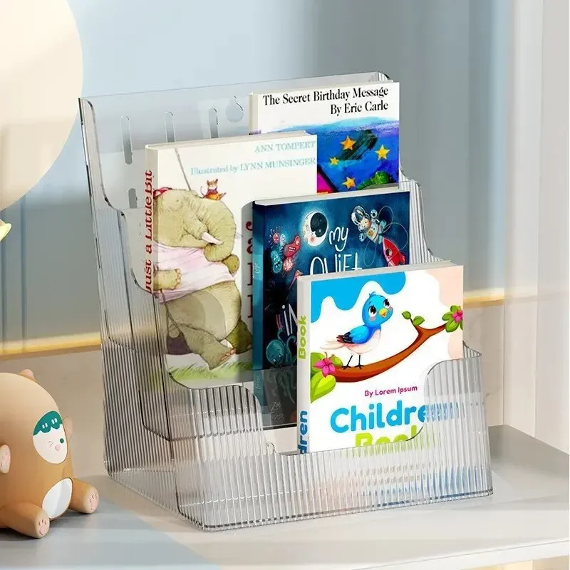 A4 File Holder Acrylic Clear Storage Box Office