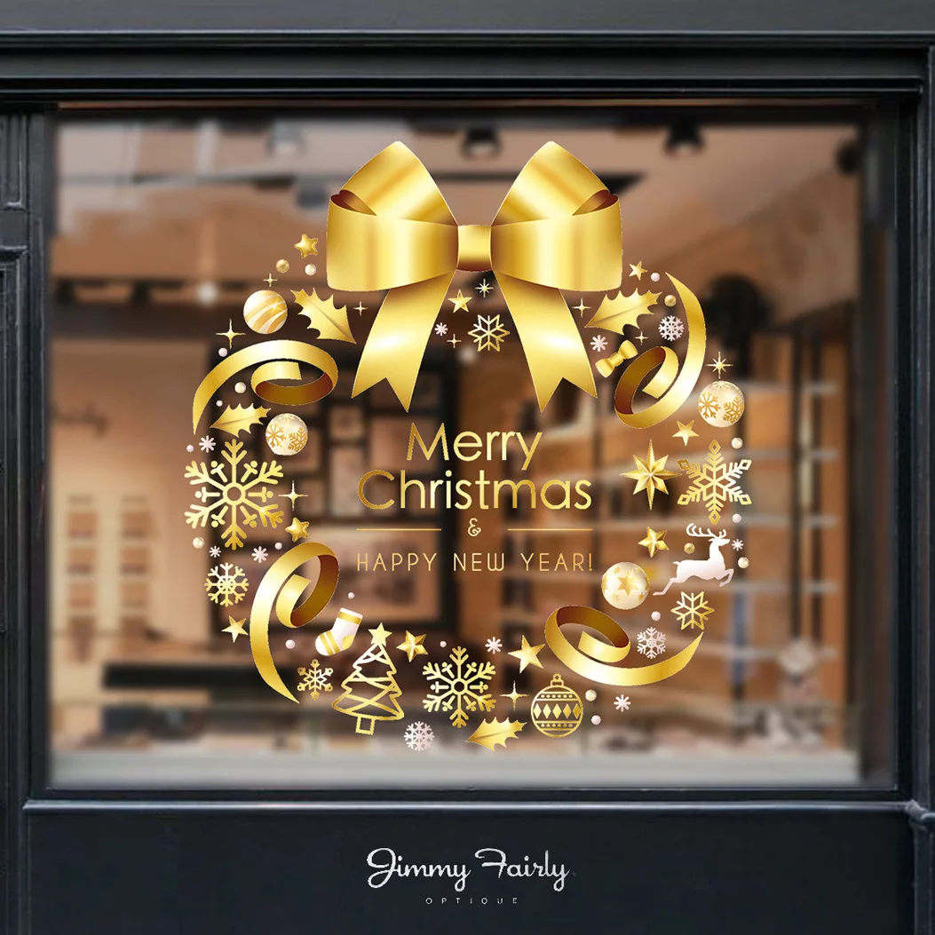 Pegatinas Navidad Para Puertas 162 Pegatinas Navideñas Para Ventanas - Adhesivos Electroestáticos Reutilizables Decoracion Navidad Escaparates