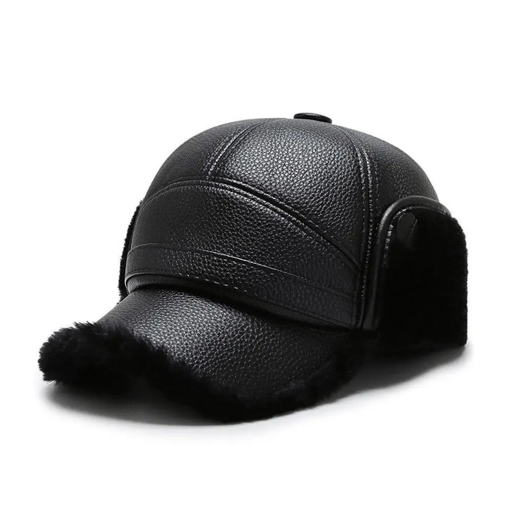Wintermütze für Herren, winddicht, wasserdicht, Outdoor-Wintermütze, Entenschnabel-Design, Wintermütze für ältere Menschen, ohne Bügel, Komfort für den ganzen Tag – Detail 17