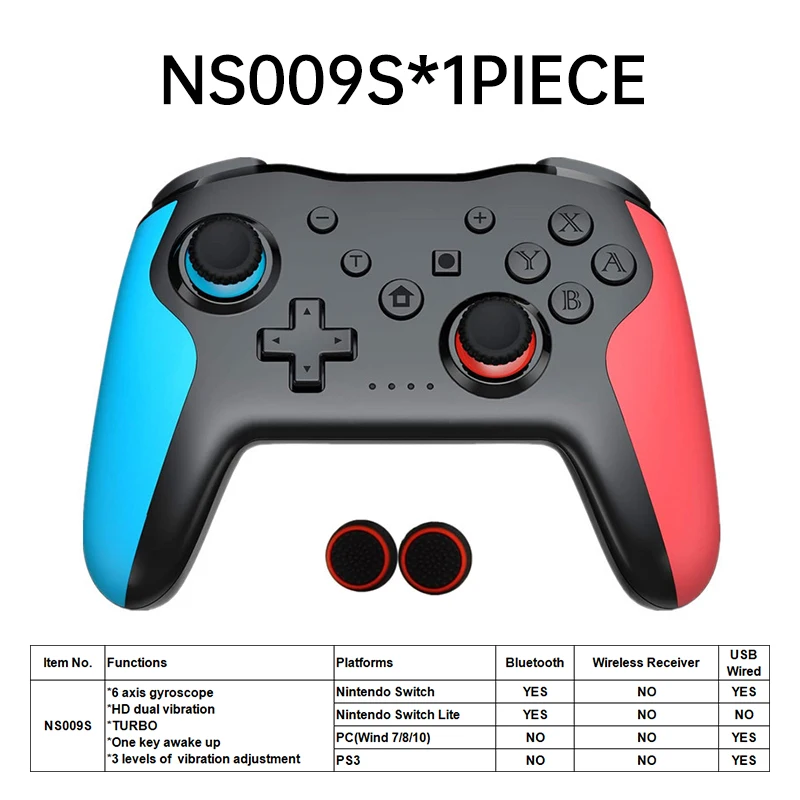 Bluetooth 2.4G Wireless Controller For Nintendo Switch Pro Smartphone PC TV Box Tablet PS3 Tesla Gamepad PC Joystick Controller 