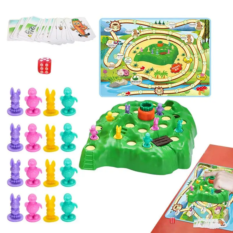 

Игрушка-ловушка в виде черепахи и кролика, соревновательная настольная игра, Игрушки для раннего развития, игрушка для мальчиков и девочек, рождественские подарки