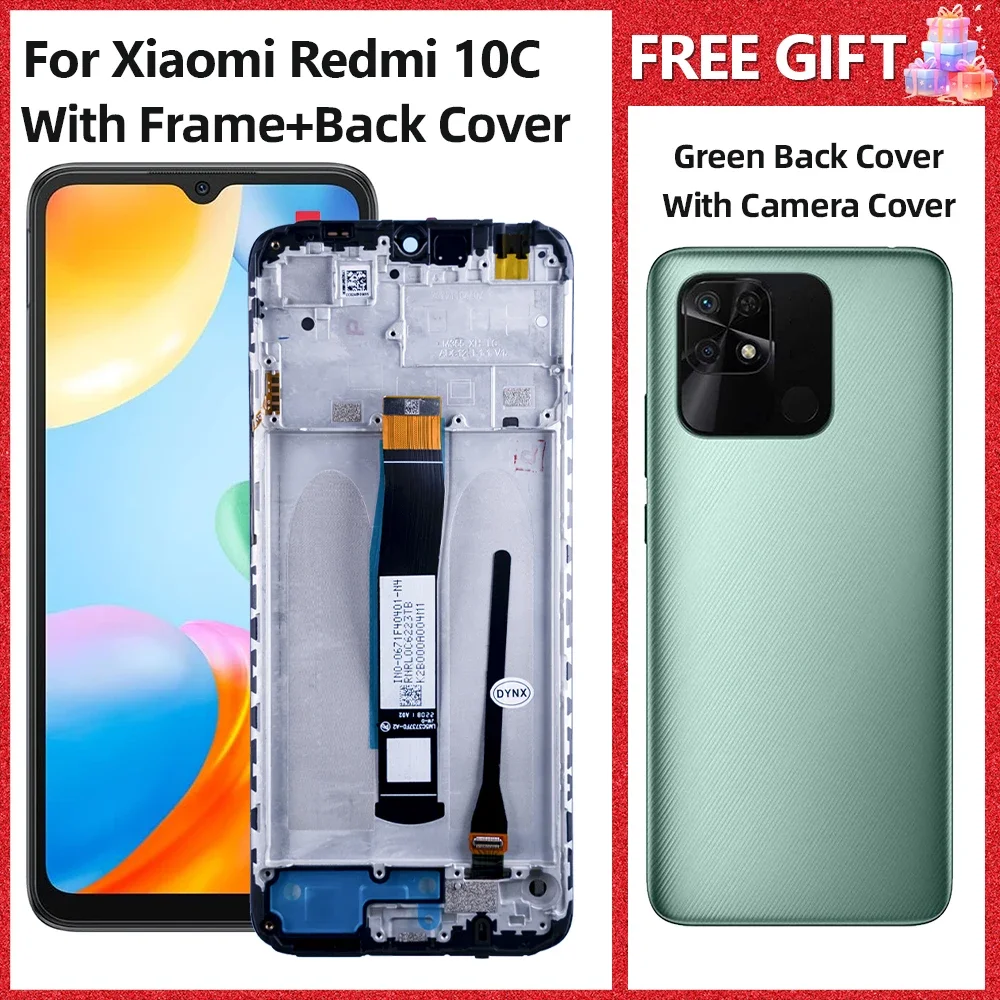 Kit Schermo LCD Per Xiaomi Redmi 10C (Modelli 220333QAG/QBI/QNY/QL) – Display 6.71 Pollici Con Cornice Nera E Strumenti - 3