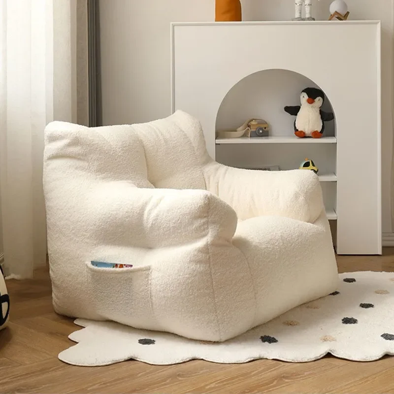 Children Sofa Cute Children's Sofa Mini Leisure Children Armchair Baby Reading Couch Cashmere Armchair for Children Removable and Washable