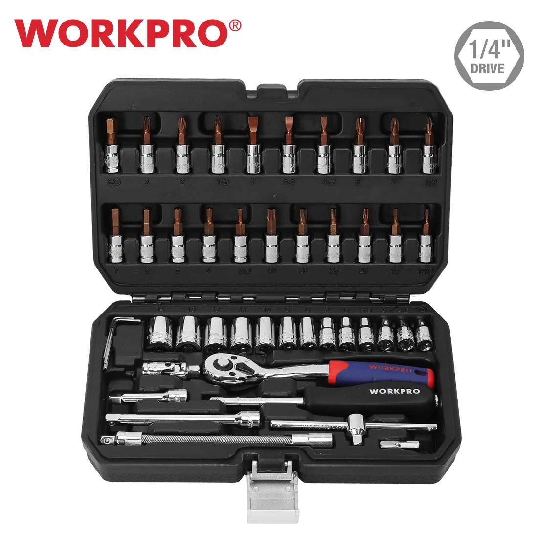 workpro-35-48pcs-tool-set-for-car-repair-tools-socket-set-metric-1-4-drive-ratchet-handle-wrench