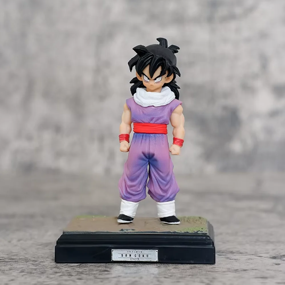 19cm Anime Drachen ball Sohn Gohan Figur wütend stehende Szene Basis Modell Spielzeug Geschenk Sammlung Action figur Box Puppe