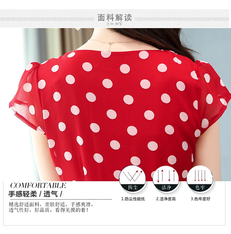 Mini Polka Dot Dress Short Dresses Women 2022 Summer Dresses Woman Casual Chiffon Sexy Black Red Floral V-neck Plus Size L-5XL lulus dresses