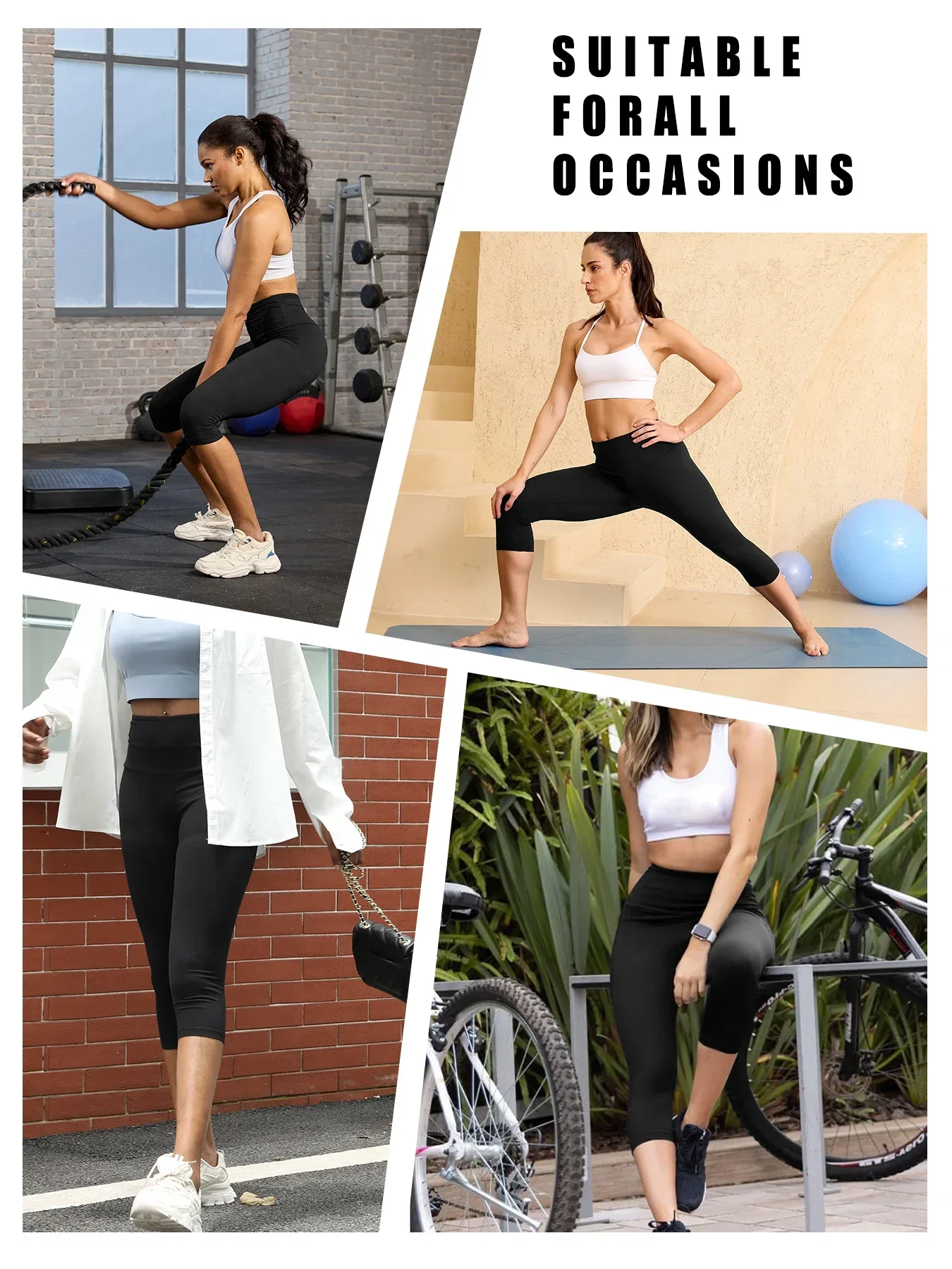 Legging Blisset Capri Cintura Alta - Controle De Barriga E Bolsos