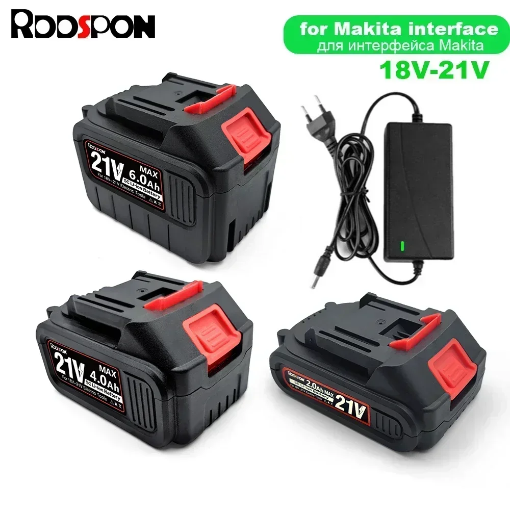 For Makita 18V Battery interface 6.0Ah 4000mAh 2000mAh Rechargeable Lithium Ion Battery lithium ion battery lithium battery