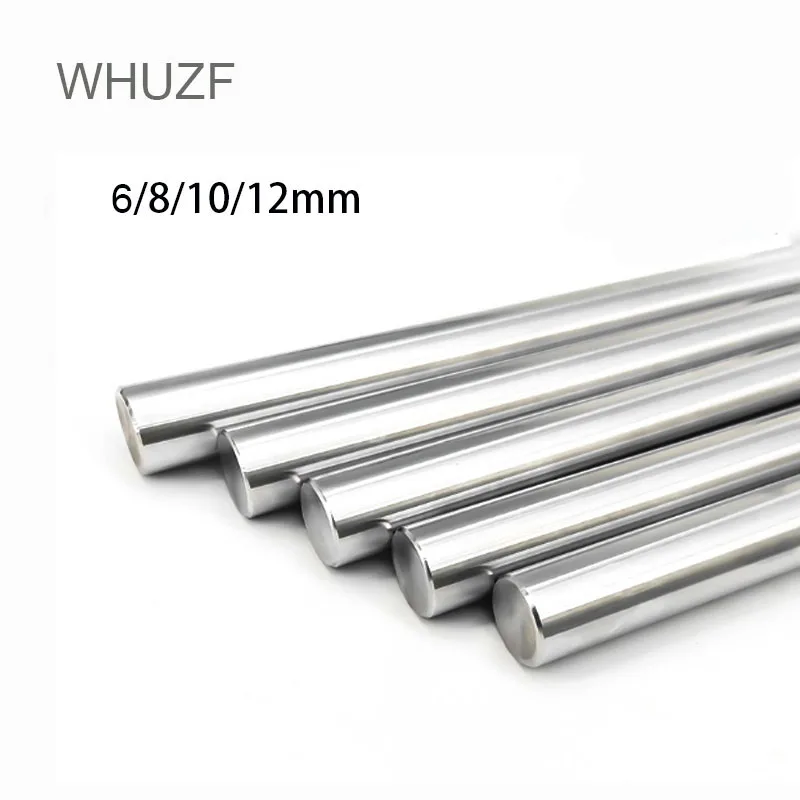 304 Stainless Steel Rod Diameter 6mm-12mm Linear Shaft Metric Round Rod Ground 100/200/300/400/500mm/600mm/700mm/800mm Long