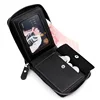 Free Name Engraving New Short Men Zipper Wallets Brand Card Holder Coin Pocket Male Wallet Classic Photo Holder Men's Purses 4