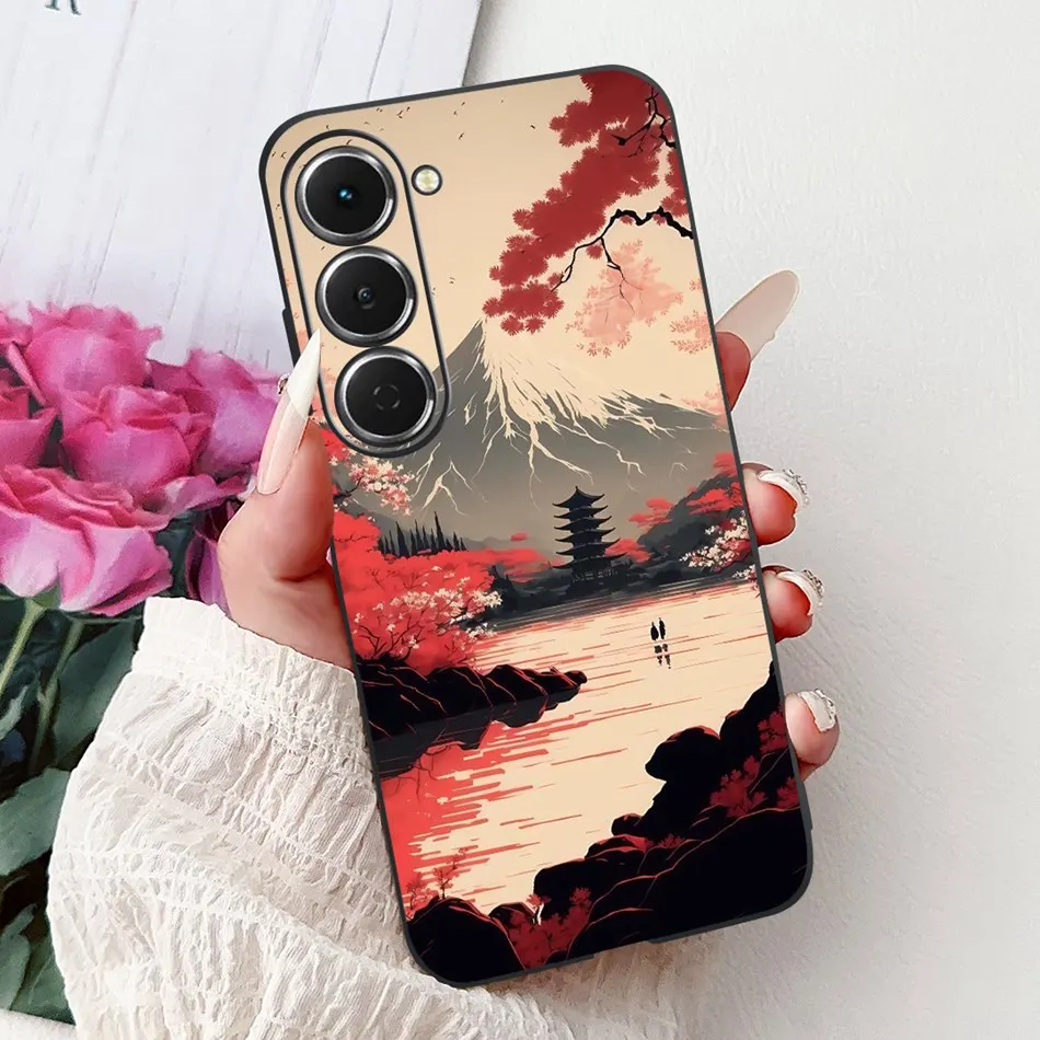 Cool Dragon Tiger Painted Soft Silicone TPU Phone Case for Tecno Spark 40 Series
