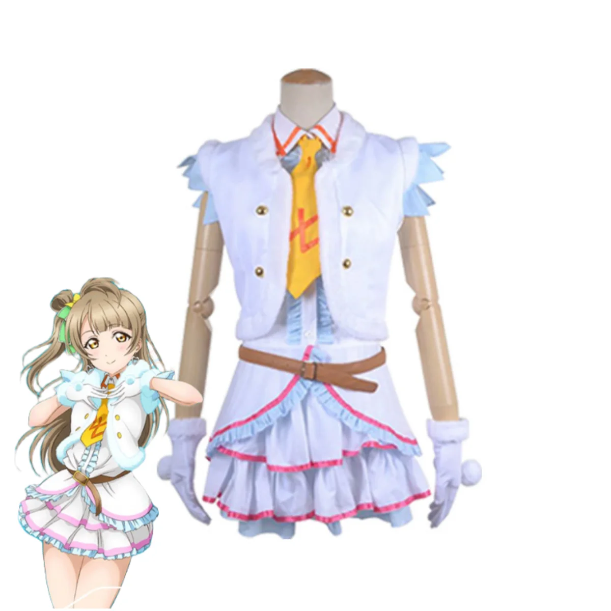 Love Live Kotori Minami Snow Halation Winter Dress Cosplay Costume