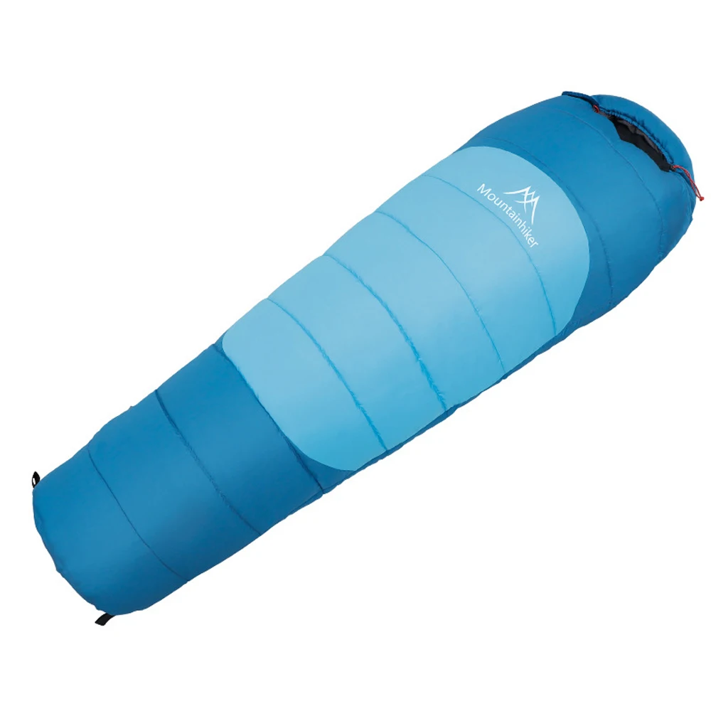 

Outdoor Camping Sleeping Bag Portable Mummy Style Adult Single Winter Thicken Warm Sleeping Bag Lightweight Cotton Sleeping Bag