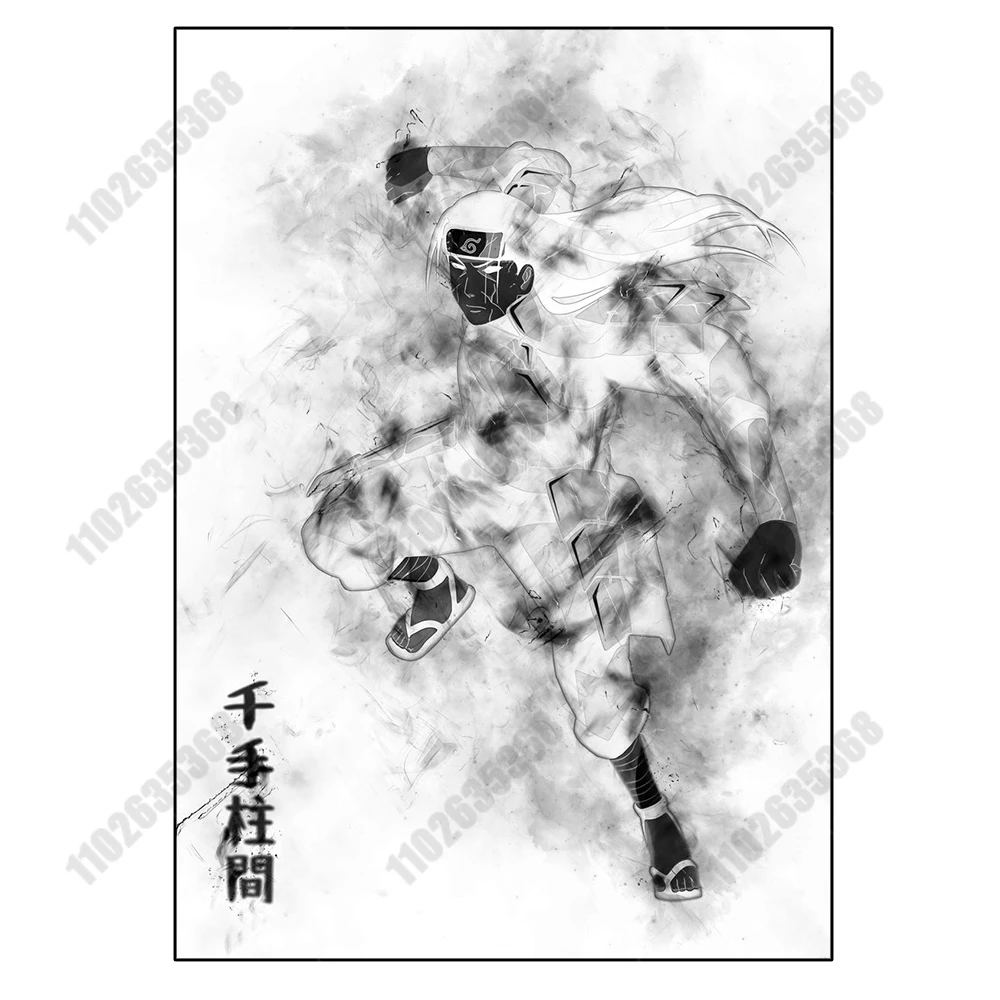 thumbnail image 1 of Póster de anime periférico de Naruto, arte de pared, pintura en lienzo, imagen moderna de dibujos animados, impresión, decoración de la habitación del hogar, regalo para niños, 1 of 5