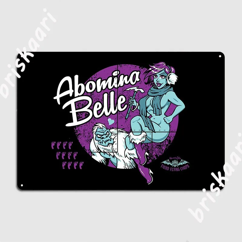 

Abomina Belle металлический знак тарелки в стиле ретро Home Club Вечерние жестяные плакаты