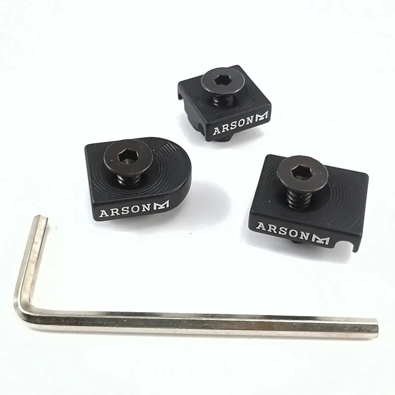3PCS/Set M-LOK Wire Guide System For M300 M600 PEQ Weapon Flashlight Switch Cable Clip