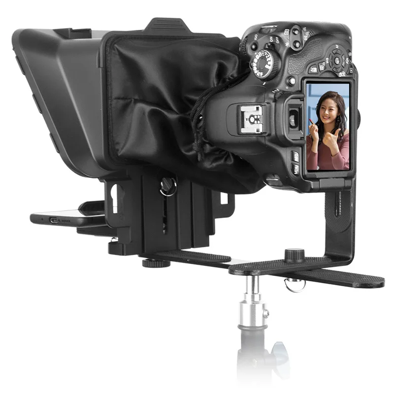 

For T3S Universal Teleprompter For Smartphone/Tablet/DSLR