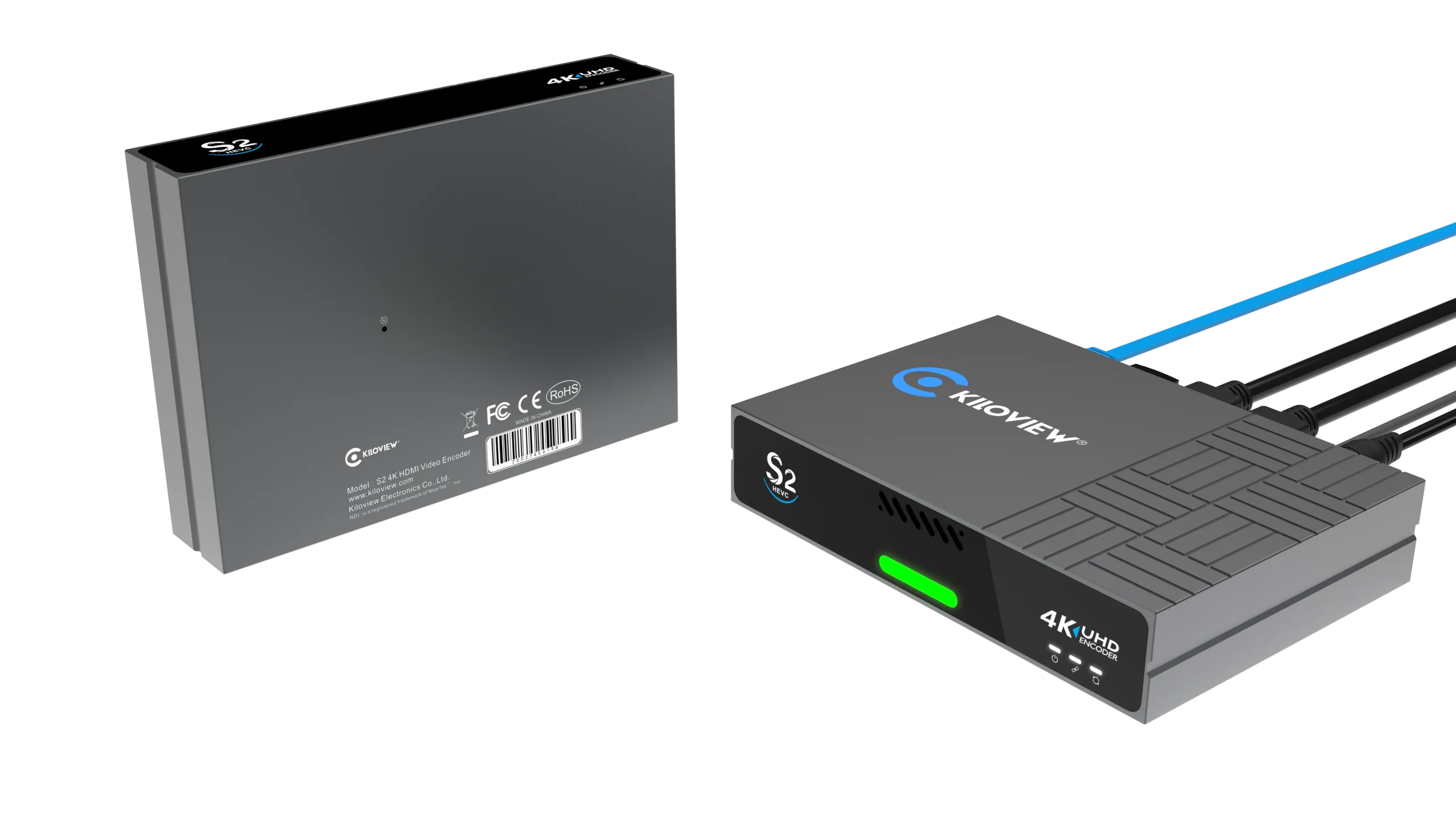 라이브 스트리밍용 HEVC 비디오 인코더 S2 4K HDMI NDI 저대역폭 장비, H.265